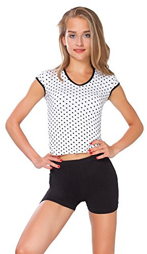 FUTURO FASHION Super Soft Cotton Shorts Elastic Stretch Yoga Knickers, Breathable Short Leggings for Women, Yoga Cycling Sport Pants, Sizes UK 8-22 PSL5 Black