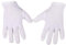 Baumwollhandschuhe Handschuhe Friseurbedarf Salon Stoffhandschuhe 100% Baumwolle Arbeitshandschuhe Unterziehhandschuhe weiß (M)