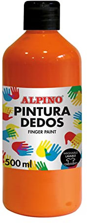 Alpino Flasche Fingerfarbe 500ml orange