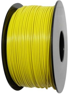 WITTKOWARE LiYv Schaltlitze hochflexibel, 0,14mm², 100m Spule, Leiter Kupfer verzinnt, 900V, Farbe Isolierung gelb