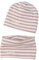 PAADIYA Baby Strickmütze+ Loop Schal Set Baumwollmütze Weich Kinder Mode Beanie Mütze Nackenwärmer Halsbänder Halstuch Herbst Winter
