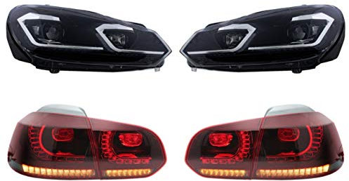 KITT COHLVWG6FSRSFW Frontscheinwerfer (2008-2013) Fließende dynamische Sequentielle Drehlichter LHD