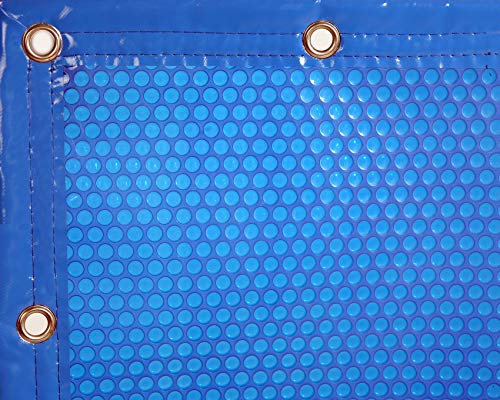 INTERNATIONAL COVER POOL Cobertor Térmico con Refuerzo en Todo el Contorno 600 micras Eco para Piscina de 6 x 8 Metros