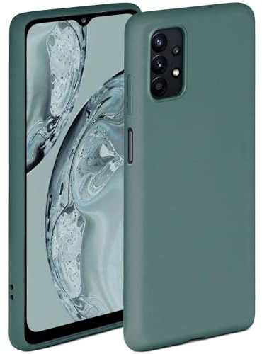 ONEFLOW Soft Case für Samsung Galaxy A32 5G Hülle aus Silikon mit Kameraschutz, Silikonhülle mit erhöhtem Schutz fürs Display, Backcover Schutzhülle, weiche Handyhülle, Petrol