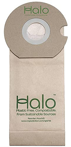 Halo Capsule – Sacchetti per aspirapolvere senza fili, compatibile con capsula leggera e senza fili, confezione da 13 pezzi