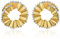 ✦ Geschenke für Frauen ✦Springlight Ohrringe Silber 925 Ohrstecker Bleistiftspäne-Design Ohrstecker Ohrringe Handmade: Ohrringe Schmuck Damen Jugendweihe Geschenke Mädchen.(Style1-Gold)