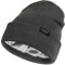 Satin gefütterte Wintermütze für Damen, Strickmütze mit Seidenfutter, Unisex, solide Totenkopfmütze, grau, Einheitsgröße
