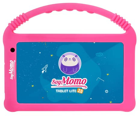 SoyMomo - Kinder-Tablet Lite 2.0 - Erkennung unangemessener Inhalte, Elternkontrolle, Werbeblocker, 8 FHD, 32 GB, WiFi, Bluetooth