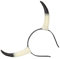Amosfun Animal Decor Devil Horn Headband Gothic Animal Horn Hair Hoops Hair Bands Headdress For Halloween Costume White Makeup Hairband