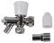 10mm Angle Radiator Valve with Drain - Genbra