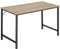 tectake® Schreibtisch, Computertisch, Bürotisch, PC Tisch, Möbel für Arbeitszimmer, Home Office, Büro, Kleiner Schreibtisch, Tischgestell mit Tischplatte - Industrial Holz hell, Eiche Sonoma, 140 cm