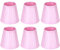 Moderne Lampenschirm Hängelampe Klein, Rosa Lampenabdeckung, kleine Lampenschirme, 6er-Set, Clip-on-Glocke-Lampenschirme für Hängelampe Tischlampe Stehlampe