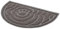 Halbrunde Vorlegematte für Katzentoilette Toiletten-Vorleger Schmutzfangmatte 43 x 26 cm