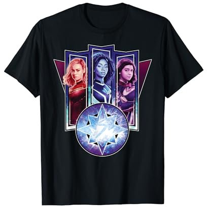 Marvel Studios The Marvels Captain Marvel Photon Ms. Marvel T-Shirt