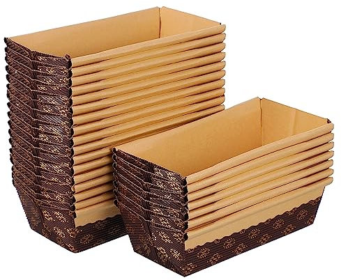 Alipis 25 StüCk BootsföRmige Toast Backformen - Langlebige, Antihaft Kuchenformen FüR Mini Muffins Und Toast