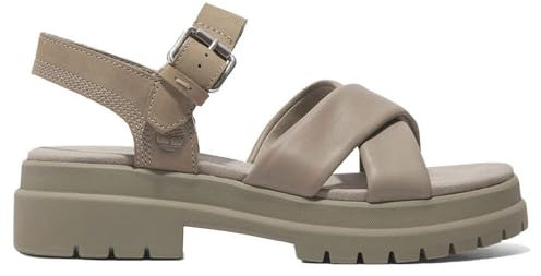 Timberland Damen Cross Strap Sandale, Hellbraun, Vollkorn, 39 EU