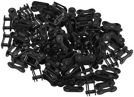 Parliky 100stücke Fahrradkette Schnalle Eisengelenk Kette Verbindungsschnalle Fahrradketten Zubehör Für Mountainbike Faltrad Rennrad Reparatur Und
