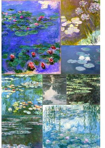 Bristlegrass Wooden Jigsaw Puzzles 500 Piece Puzzles for Adults -Claude Monet-Water Lilies Collection-European Style Classical Oil Painting Toys Gifts Art Puzzles (500pc Water Lilies Collection)