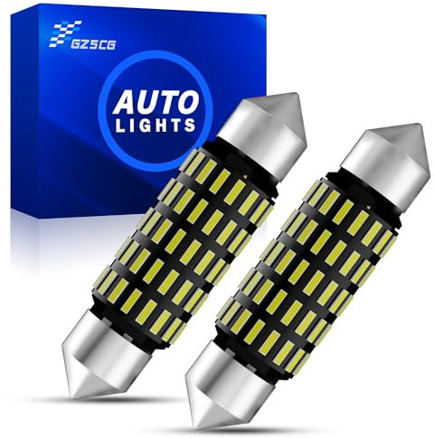 GZ5CG 39MM Soffitte Auto-Innenraumleuchten 3014 45 SMD 350LM 6500K Gleichstrom 12/24V 2 Stück