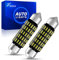 GZ5CG 39MM Soffitte Auto-Innenraumleuchten 3014 45 SMD 350LM 6500K Gleichstrom 12/24V 2 Stück