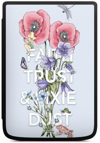 DeinDesign Coque pour liseuse Compatible avec Vivlio Touch HD Plus Etui pour liseuse Protection pour liseuse Nature Fée Clochette Disney