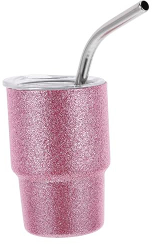 Alipis 1 Set Mini Bicchierini Di Per Bere Mini Tumbler Shot Tazza Con Paglia Party Tumbler Bevande Tumbler Cup Tazze Da Cocktail Creative Bicchieri Di Paglia Bar Tazze Da Cocktail