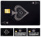 Gosknor 4 Stück Kreditkarten Skin Aufkleber, Kreditkarten Skin Debitkarten Skin Cover Aufkleber Bankkarten Skin Lustige Debitkarten Aufkleber für Kreditkarte Debitkarte