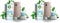 Airwick Aerosol-Free Automatic Air Freshener Spray Kit, Fresh Cotton, 1 Gadget & 1 Refill, 228ml (Pack of 2)