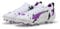 PUMA Unisex Kinder Ultra 5 Match Fg/Ag Jr Fußballschuh, weiß/violett, 34.5 EU