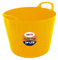 Best House | 1 Pc of Flexi Tub with Handles | 24 Litres | Yellow | Garden Tubs | Plastic Storage Container for Home, Washing, Garden Waste and DIY Projects - (Pack of 1)