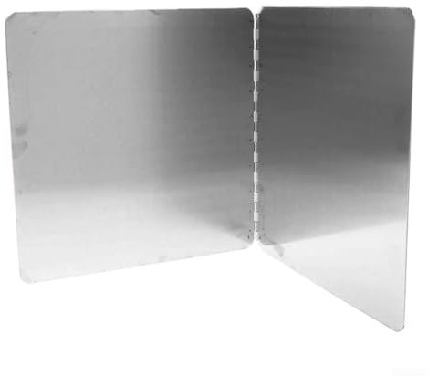 Grille de protection pliable en acier inoxydable pour cuisinière à gaz, anti-éclaboussures (30 x 30 cm)