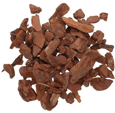 CLISPEED Natürliche Terrarium Rindenmulch Dekoration Grobe Kiefernrinde Chips Rustikale Einstreu für Schildkröten und Reptilienbecken Lebensechte Gestaltung für Terrarien und Aquarien