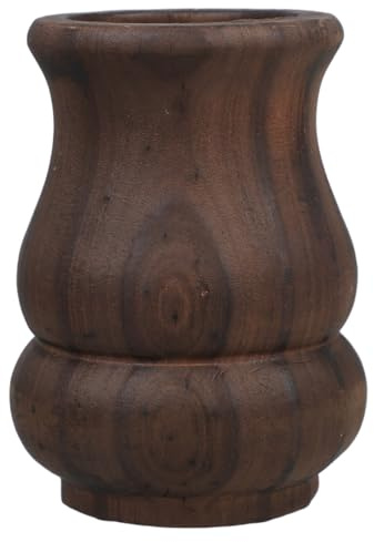 PartyKindom Flower Vase Wooden Vase: Wood Vases Table Centerpiece Decoration Decorative Plant Pot As Shown Kitchen Counter Storage Dining Table Service Workshop Bench Layout