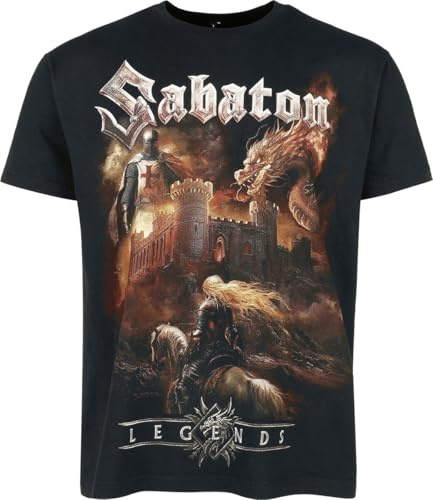 Sabatons Castle Männer T-Shirt schwarz Band-Merch, Bands