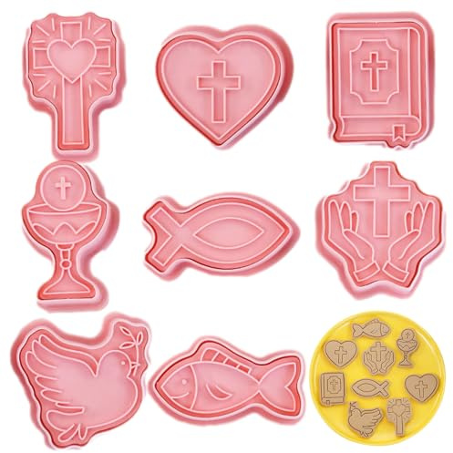 Cookie Cutter Set Cookie Cutter Set Baking Mold Set Holy Chalice Cutter | Religious Baking Tools for Pastry Dessert Fondant Crafts