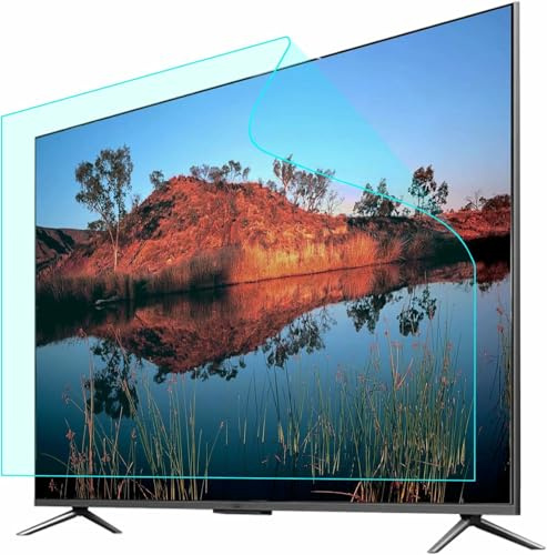 SaryEdge Protection d'écran TV Anti-lumière Bleue 32-75 Pouces, Film dépoli Anti-Reflets et Anti-Rayures pour téléviseurs LCD, LED, OLED et QLED 4K HDTV, 65 Pouces (1429,70 in 1561 X 900mm