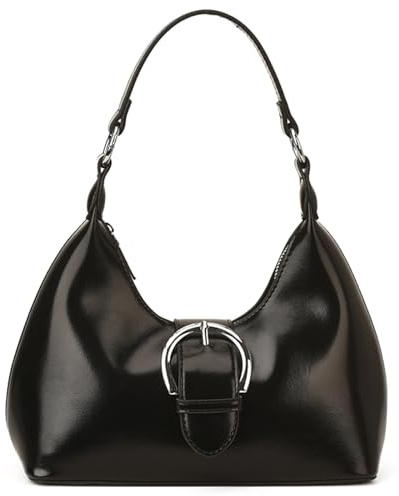 Msioytog PU Umhängetasche, modische Umhängetasche mit verstellbarem Riemen, praktische Unterarm Geldbörse, Reisehandtasche für den täglichen Gebrauch, Winter Schultertasche