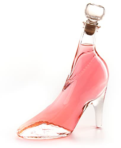 IL GUSTO Pink Vodka – Stiletto Shaped Glass Bottle – Luxury Fashion-Inspired Vodka – Elegant Statement Bottle for Christmas, Valentine’s Day, Mother’s Day & Special Occasions - 350ml | 36% Vol