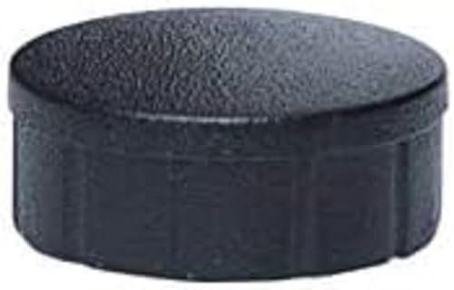 MAUL MAULsolid Magnete Ø15mm (10 Stück) | Mini Magnete aus Kunststoff Mit 150g Haftkraft | Stark für Whiteboard und Magnettafel | Ideal für Büro, Homeoffice und Werkstatt | Schwarz