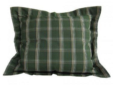 Strandkorb Kuschelkissen grün mit Streifen Kissen