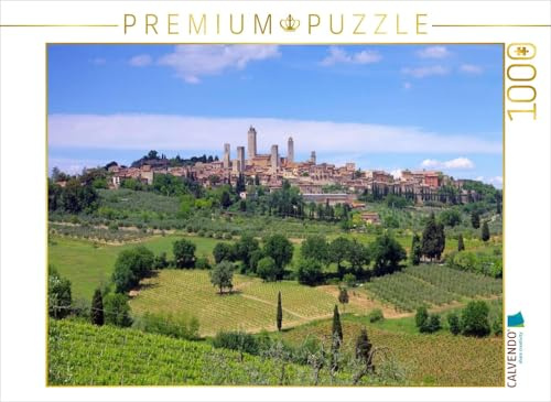 CALVENDO Puzzle San Gimignano | 1000 Teile Lege-Größe 64 x 48 cm Foto-Puzzle für glückliche Stunden