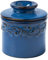 Butter Bell - The Original Butter Bell Crock by L Tremain, a Countertop French Ceramic Butter Dish Keeper for Spreadable Butter, Antique Collection, Denim Blue - Reactive Glaze Pottery