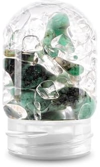 VitaJuwel GemPod VITALITY | Edelsteinmodul für VitaJuwel Flaschen und Karaffen mit Smaragd & Bergkristall