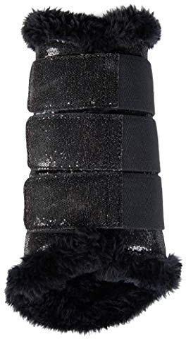 HKM 10032 Gamaschen Comfort Glitter, Pferdegamaschen ,Teddyfutter, S-XL, 1 Paar