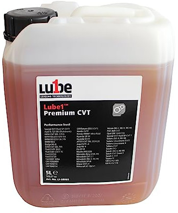 Lube1 Premium CVT Fluid 5L I Premium CVT Getriebeöl I Speziell entwickeltes CVT Getriebeöl Additiv-Technologie I 100% vollsynthetisches Hydrauliköl