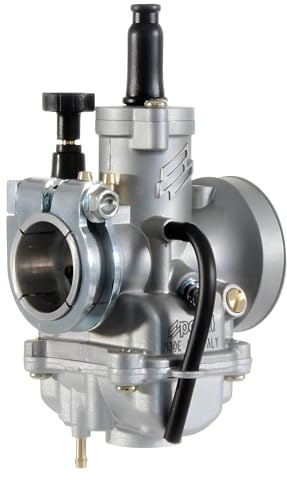 Polini CP Vergaser 19 mm Klemmflansch kompatibel mit Peugeot Speedfight 2 | Klemmanschluss 24 mm, Ansaugtrichter Ø 46 mm, Aluminium, Choke-Knopf, OEM 201,1904 kompatibel mit Peugeot Speedfight 1 50 LC