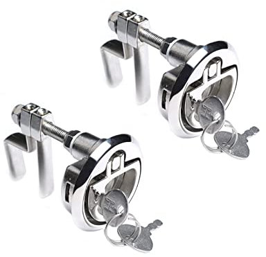 Mxeol Boat Cam Latches Stainless Steel Marine Hatch Latches Locking Hatch Locks Pair