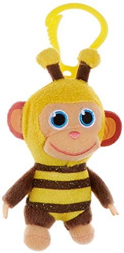 Joy Toy 31053 Joytoy Wonderpark Wunderaffen Plüsch Clip On 8 cm-Modell: Biene, Mehrfarbig