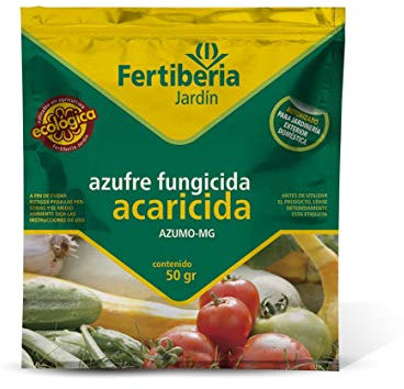Fungicida acaricida azufre Fertiberia 200 gr