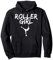 Roller Girl Rollkunstlauf. Für Rollschuh Mädchen rollergirl Pullover Hoodie
